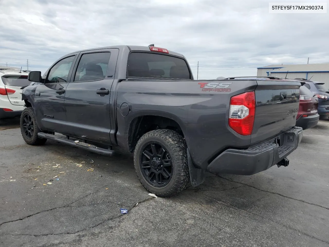 2021 Toyota Tundra Crewmax Sr5 VIN: 5TFEY5F17MX290374 Lot: 61499284