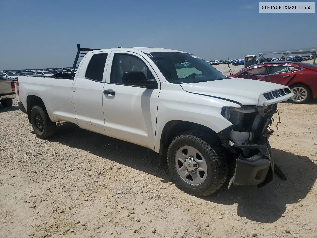 2021 Toyota Tundra Double Cab Sr VIN: 5TFTY5F1XMX011555 Lot: 65713644