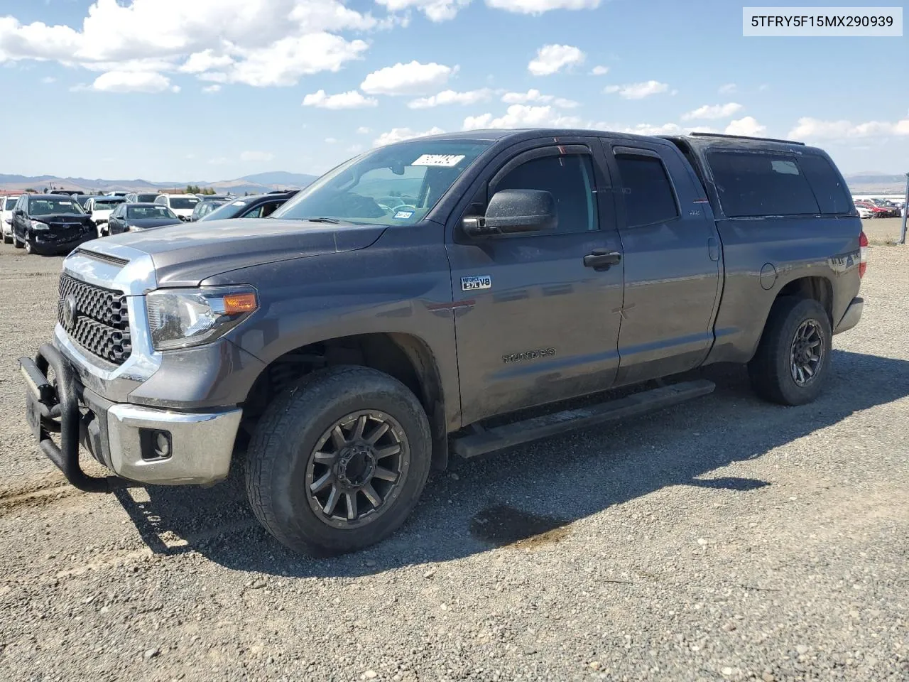 2021 Toyota Tundra Double Cab Sr VIN: 5TFRY5F15MX290939 Lot: 65804434