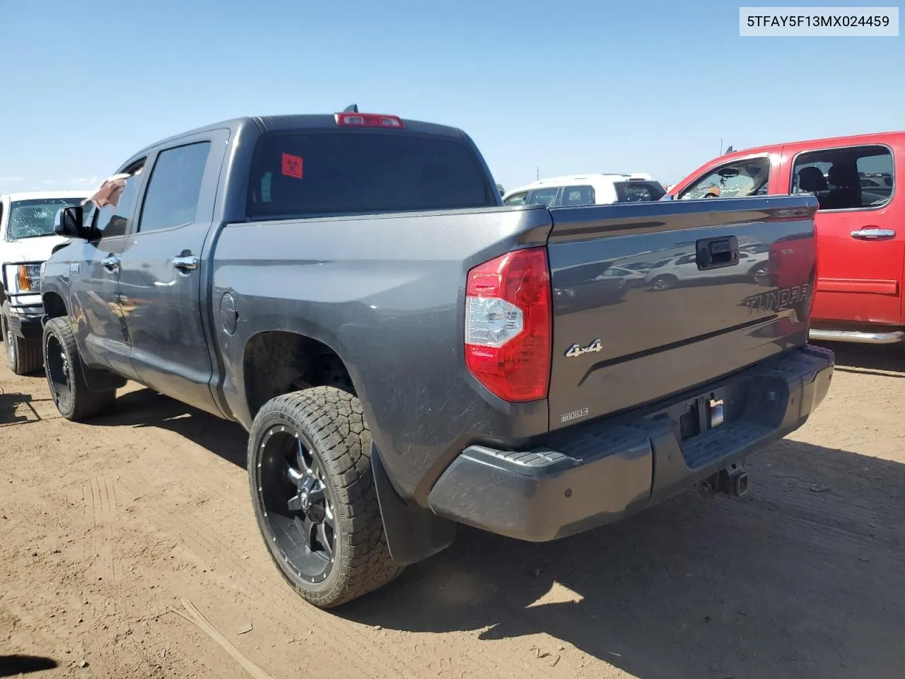 2021 Toyota Tundra Crewmax 1794 VIN: 5TFAY5F13MX024459 Lot: 66508394