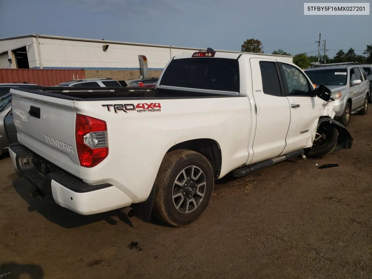 2021 Toyota Tundra Double Cab Limited VIN: 5TFBY5F16MX027201 Lot: 67402254