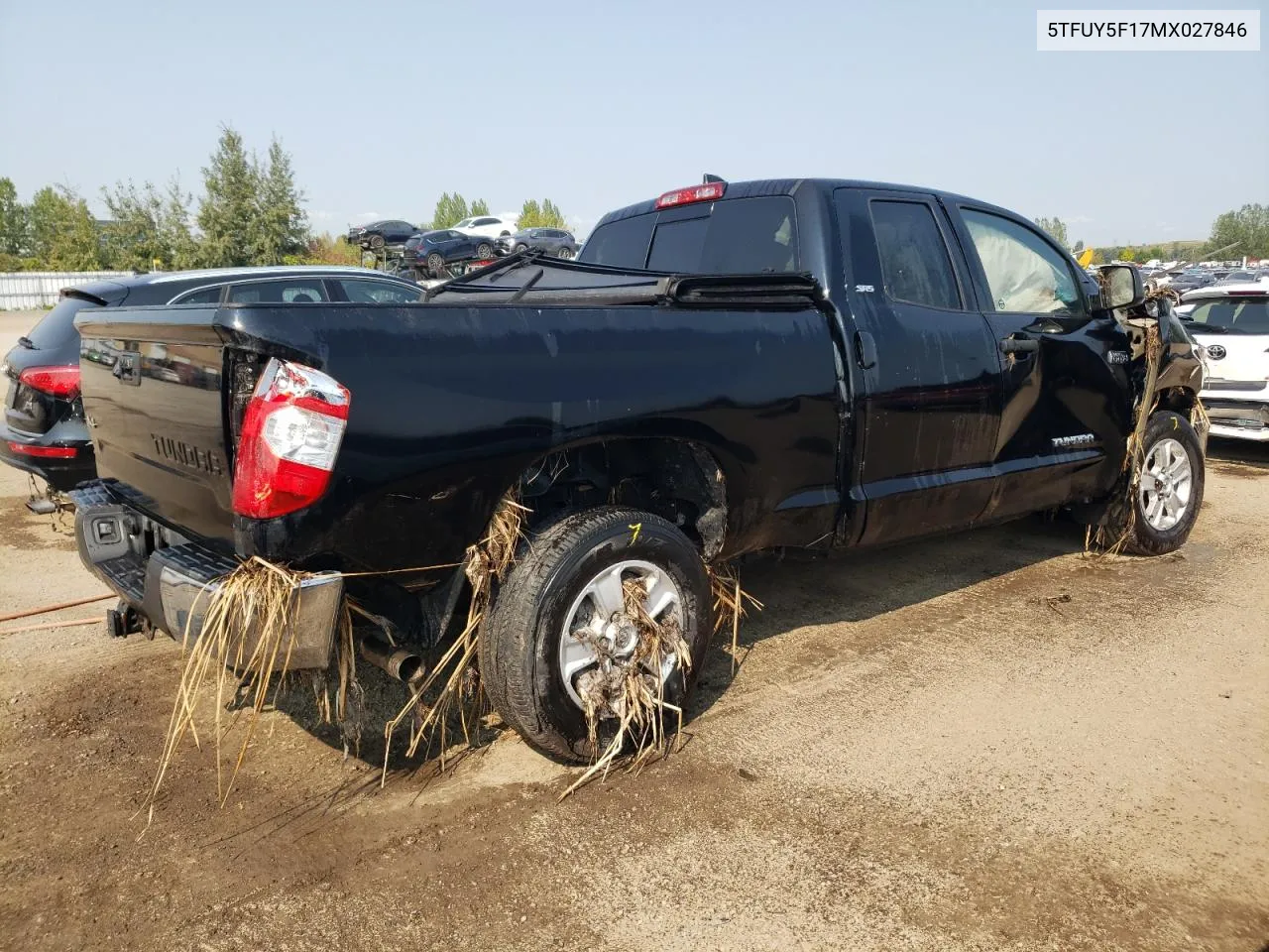 2021 Toyota Tundra Double Cab Sr VIN: 5TFUY5F17MX027846 Lot: 69063144