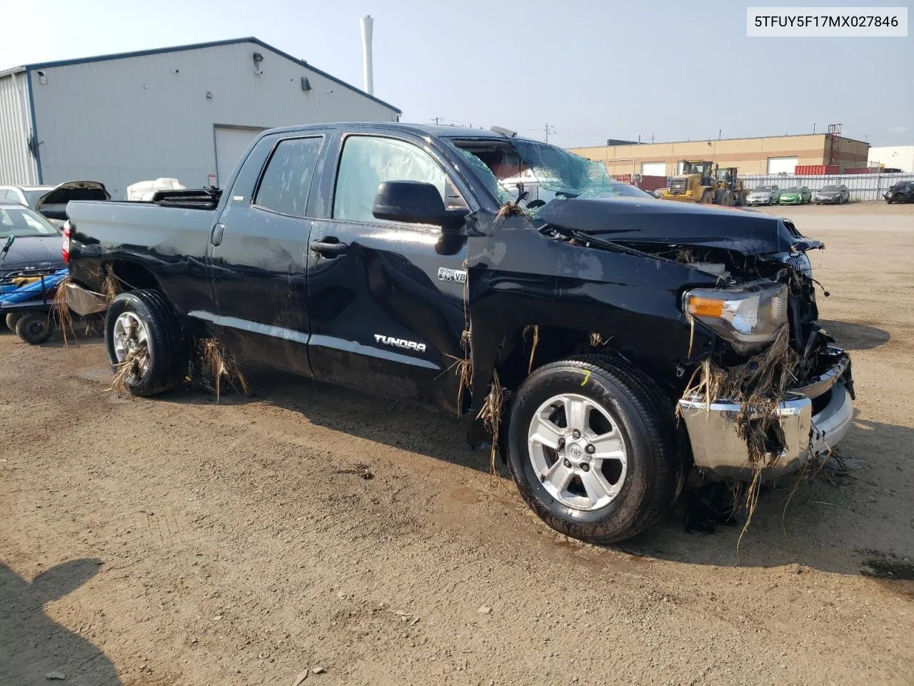 2021 Toyota Tundra Double Cab Sr VIN: 5TFUY5F17MX027846 Lot: 69063144