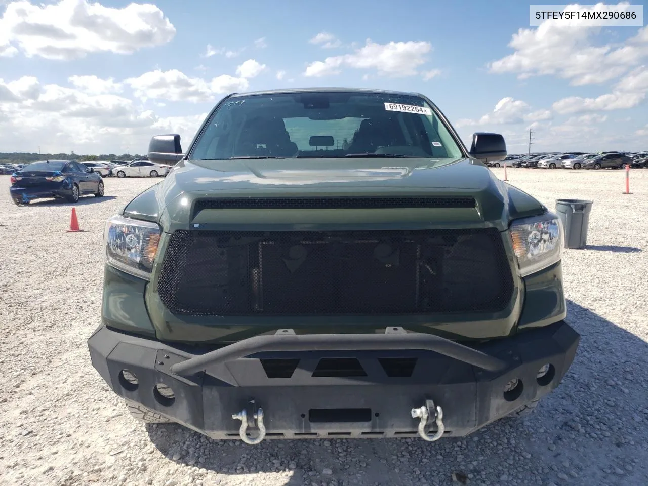 2021 Toyota Tundra Crewmax Sr5 VIN: 5TFEY5F14MX290686 Lot: 69192264