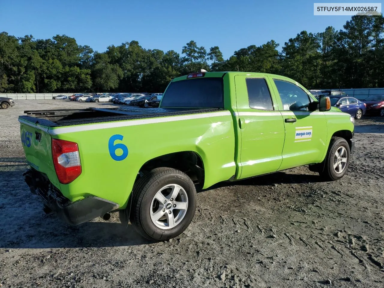 5TFUY5F14MX026587 2021 Toyota Tundra Double Cab Sr