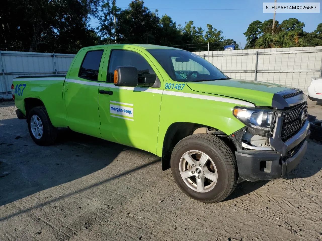 5TFUY5F14MX026587 2021 Toyota Tundra Double Cab Sr