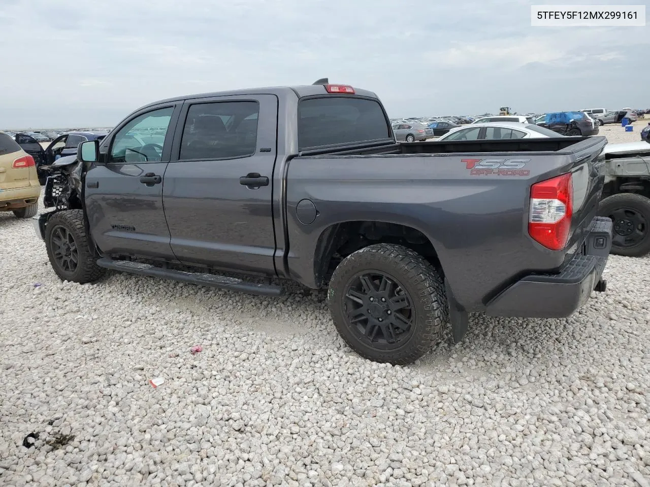 2021 Toyota Tundra Crewmax Sr5 VIN: 5TFEY5F12MX299161 Lot: 69798894