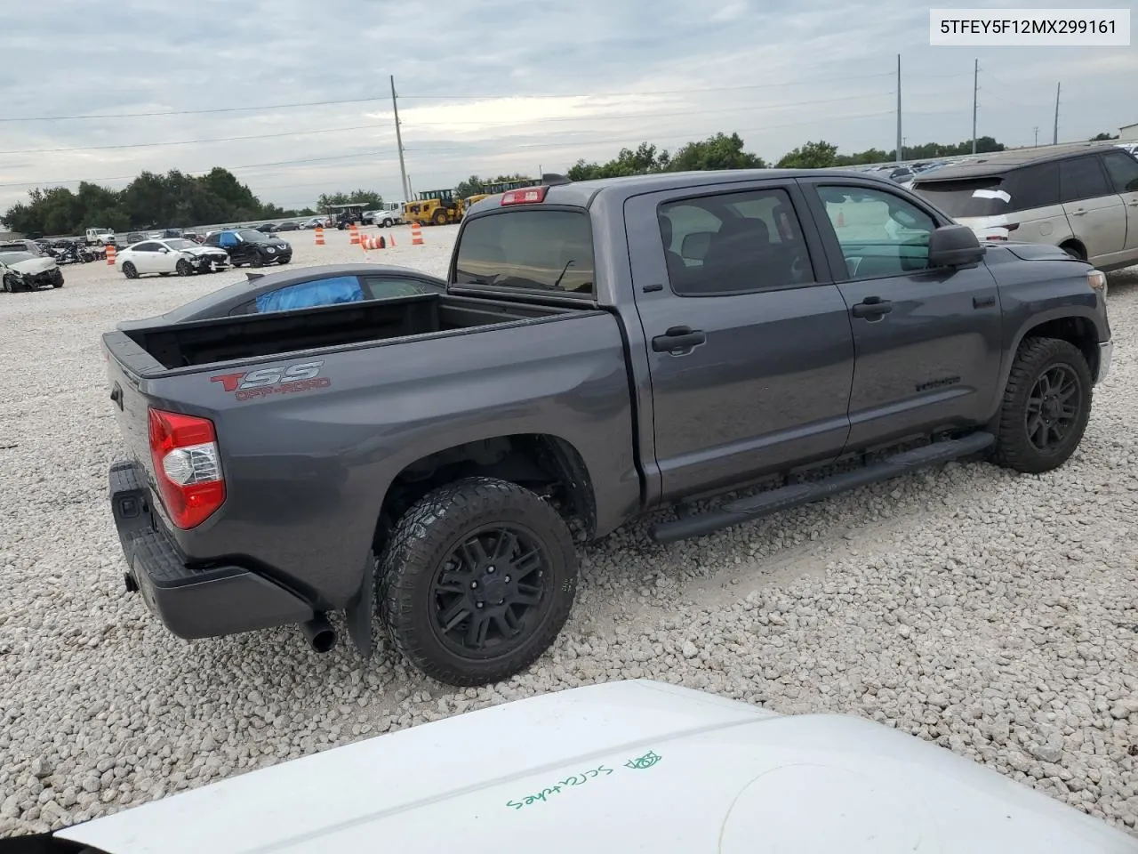 2021 Toyota Tundra Crewmax Sr5 VIN: 5TFEY5F12MX299161 Lot: 69798894