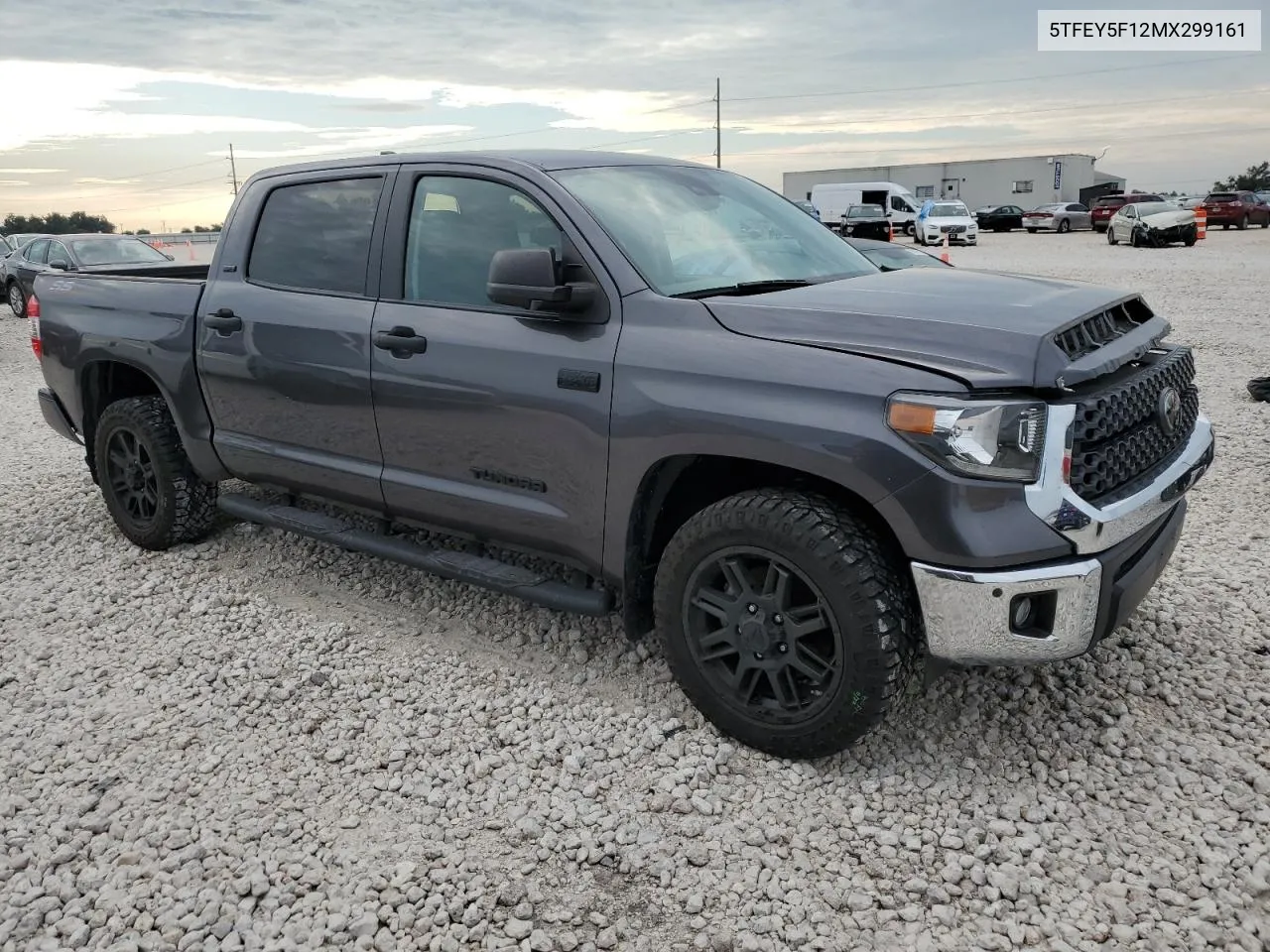 2021 Toyota Tundra Crewmax Sr5 VIN: 5TFEY5F12MX299161 Lot: 69798894