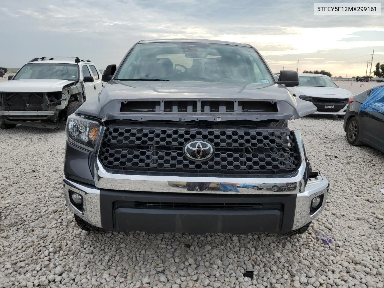 2021 Toyota Tundra Crewmax Sr5 VIN: 5TFEY5F12MX299161 Lot: 69798894