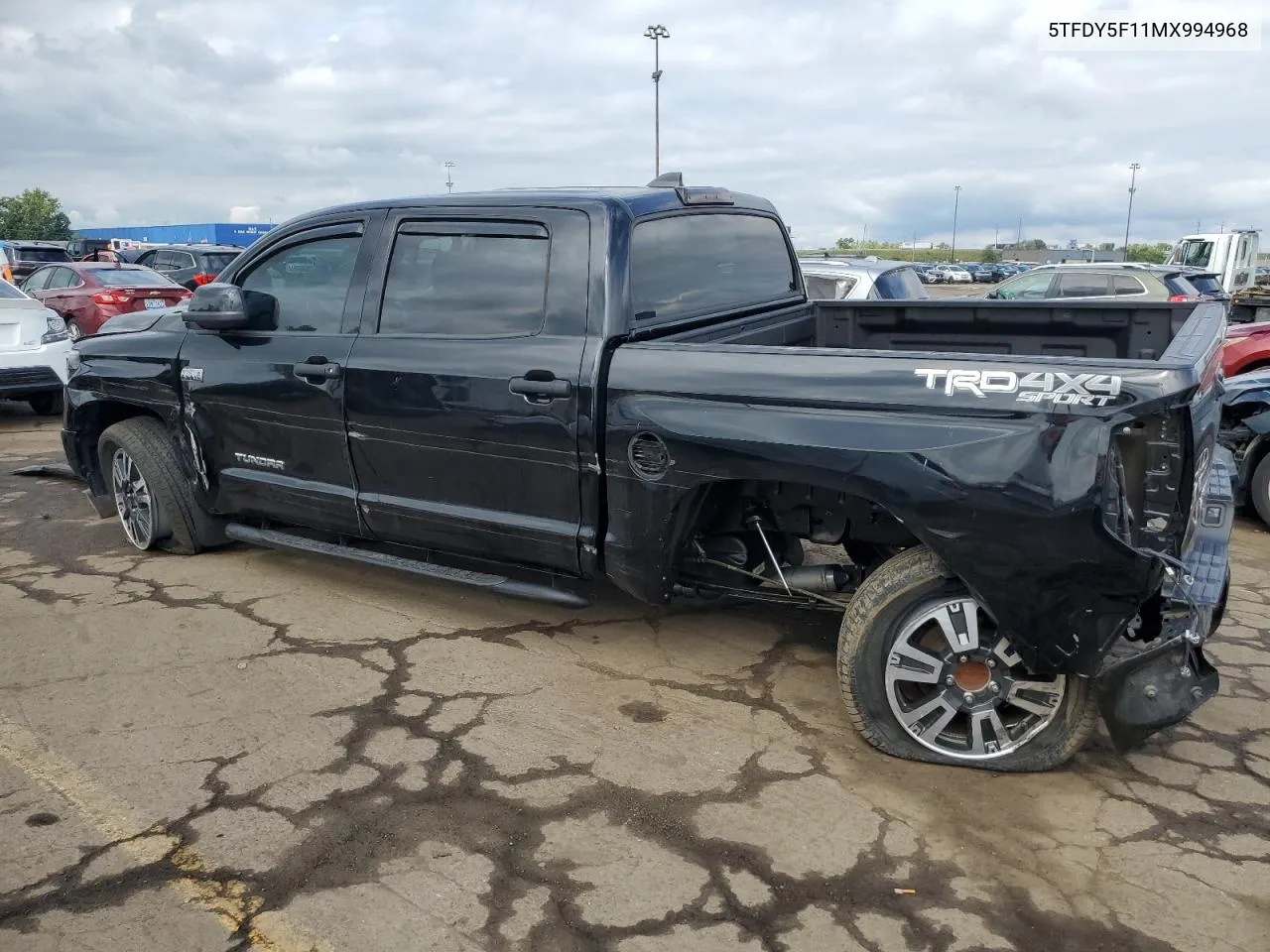 2021 Toyota Tundra Crewmax Sr5 VIN: 5TFDY5F11MX994968 Lot: 70572604