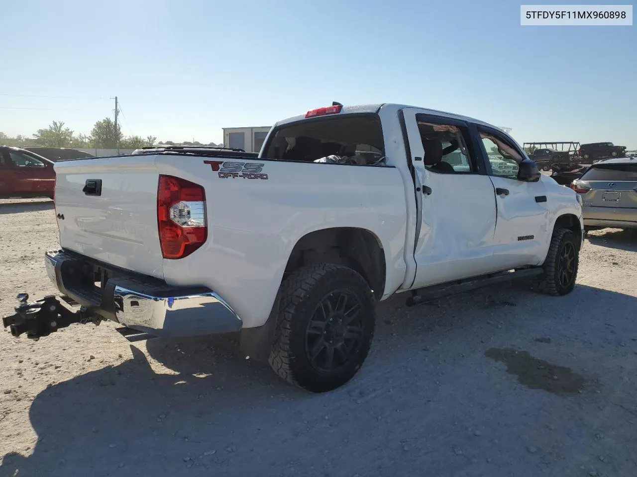 2021 Toyota Tundra Crewmax Sr5 VIN: 5TFDY5F11MX960898 Lot: 71012854