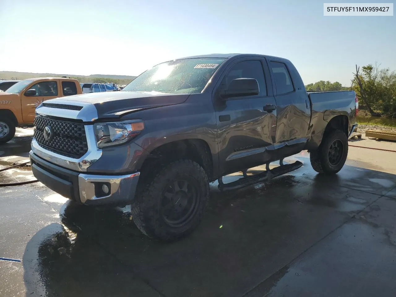 2021 Toyota Tundra Double Cab Sr VIN: 5TFUY5F11MX959427 Lot: 71430484