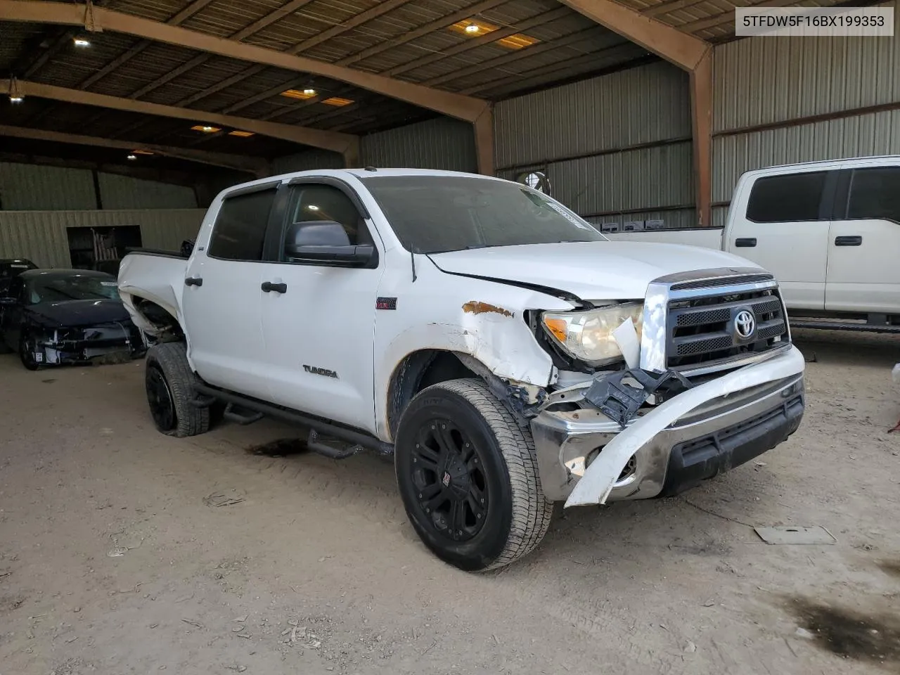 2021 Toyota Tundra Crewmax Sr5 VIN: 5TFDW5F16BX199353 Lot: 71553884