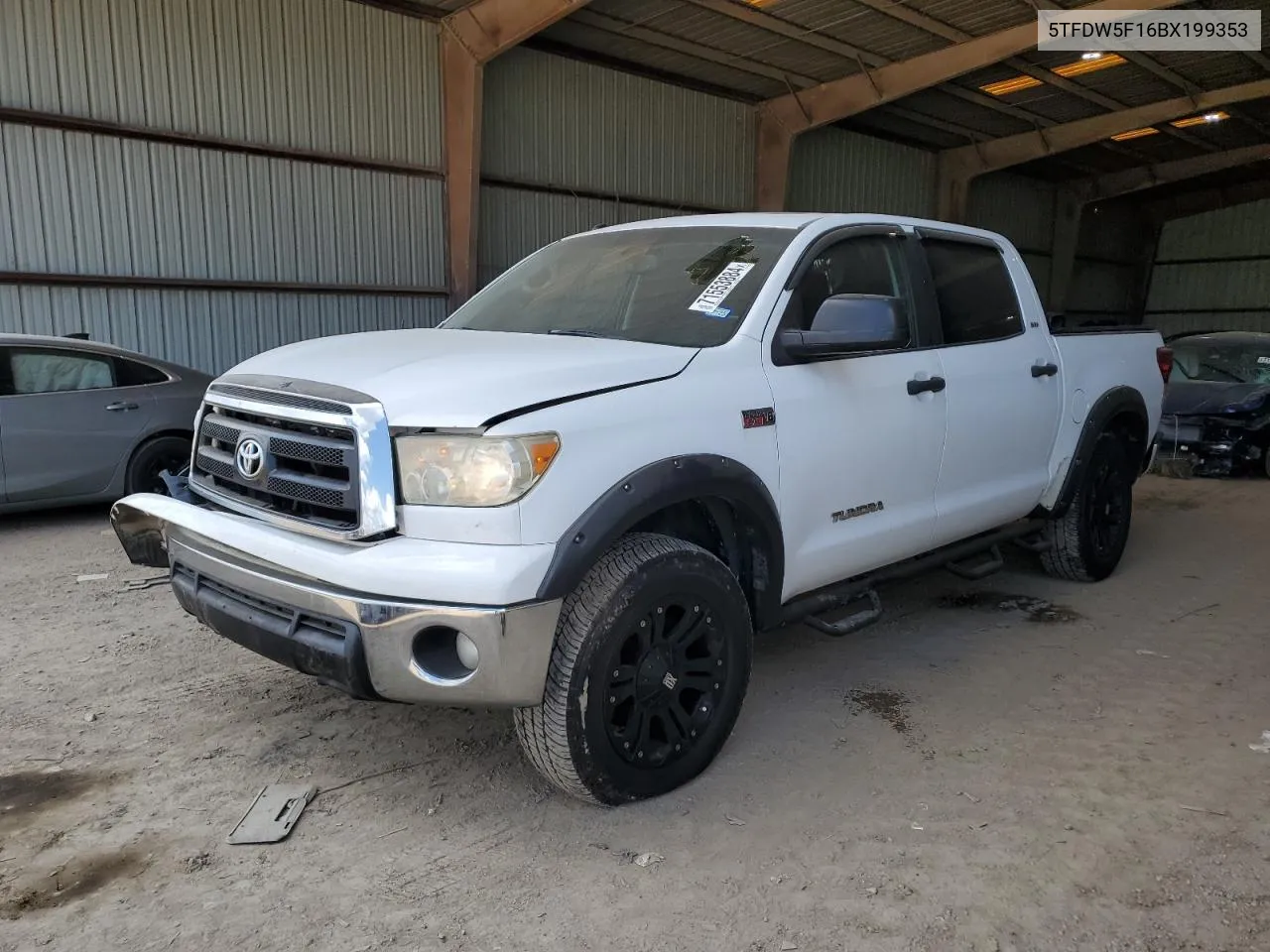 2011 Toyota Tundra Crewmax Sr5 VIN: 5TFDW5F16BX199353 Lot: 71553884