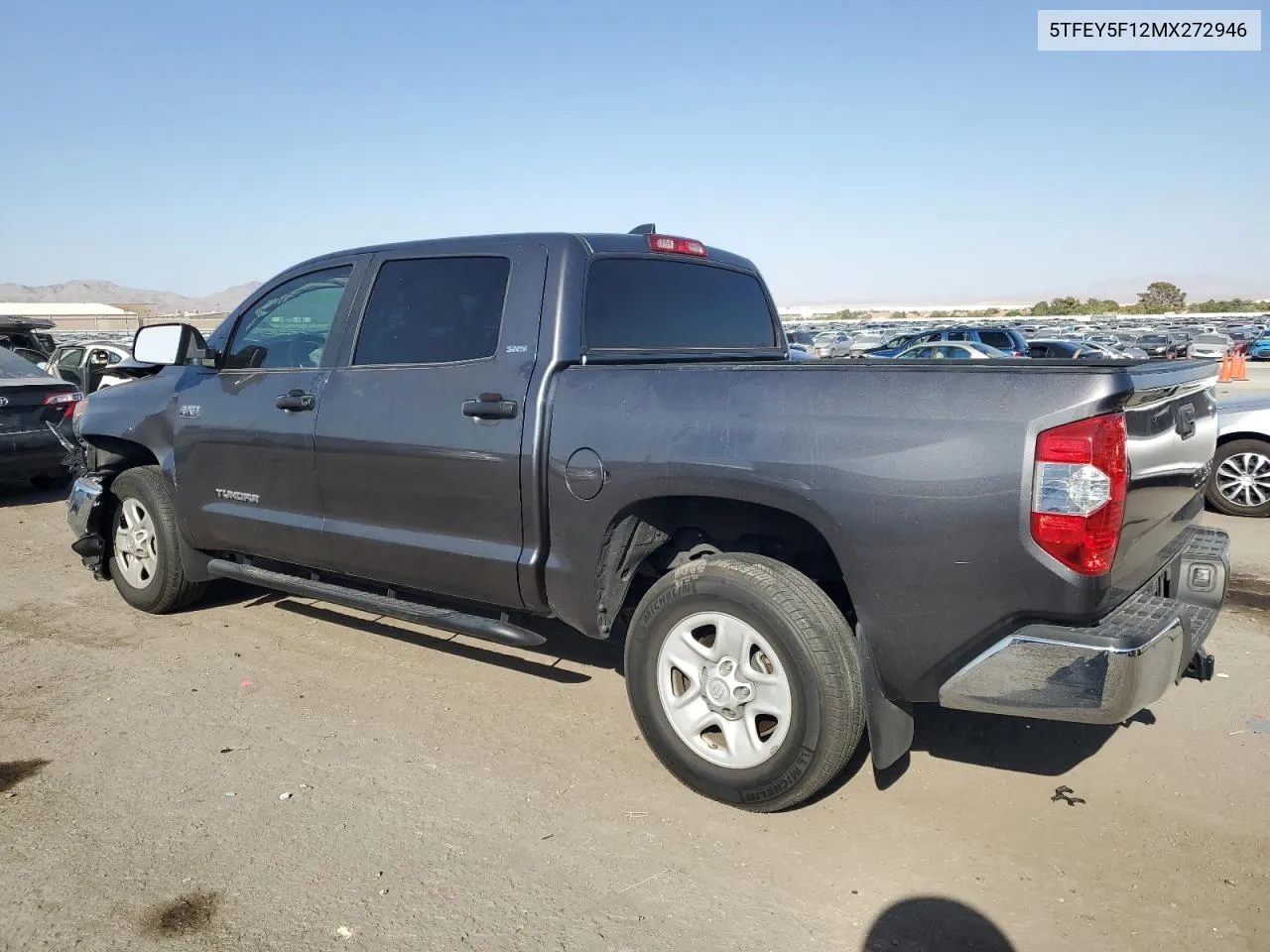 2021 Toyota Tundra Crewmax Sr5 VIN: 5TFEY5F12MX272946 Lot: 71572194