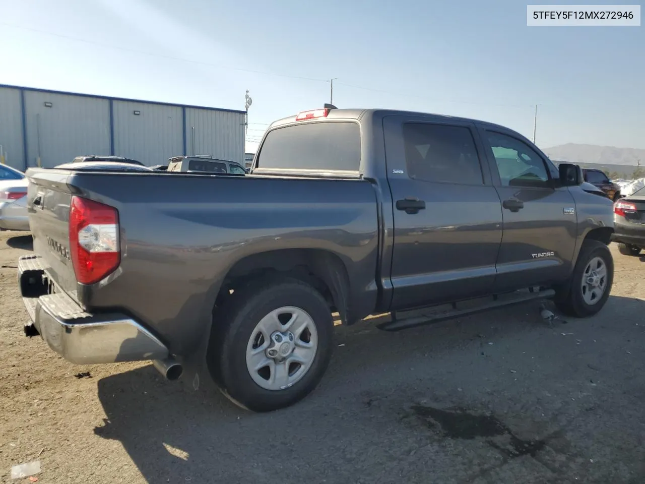 2021 Toyota Tundra Crewmax Sr5 VIN: 5TFEY5F12MX272946 Lot: 71572194