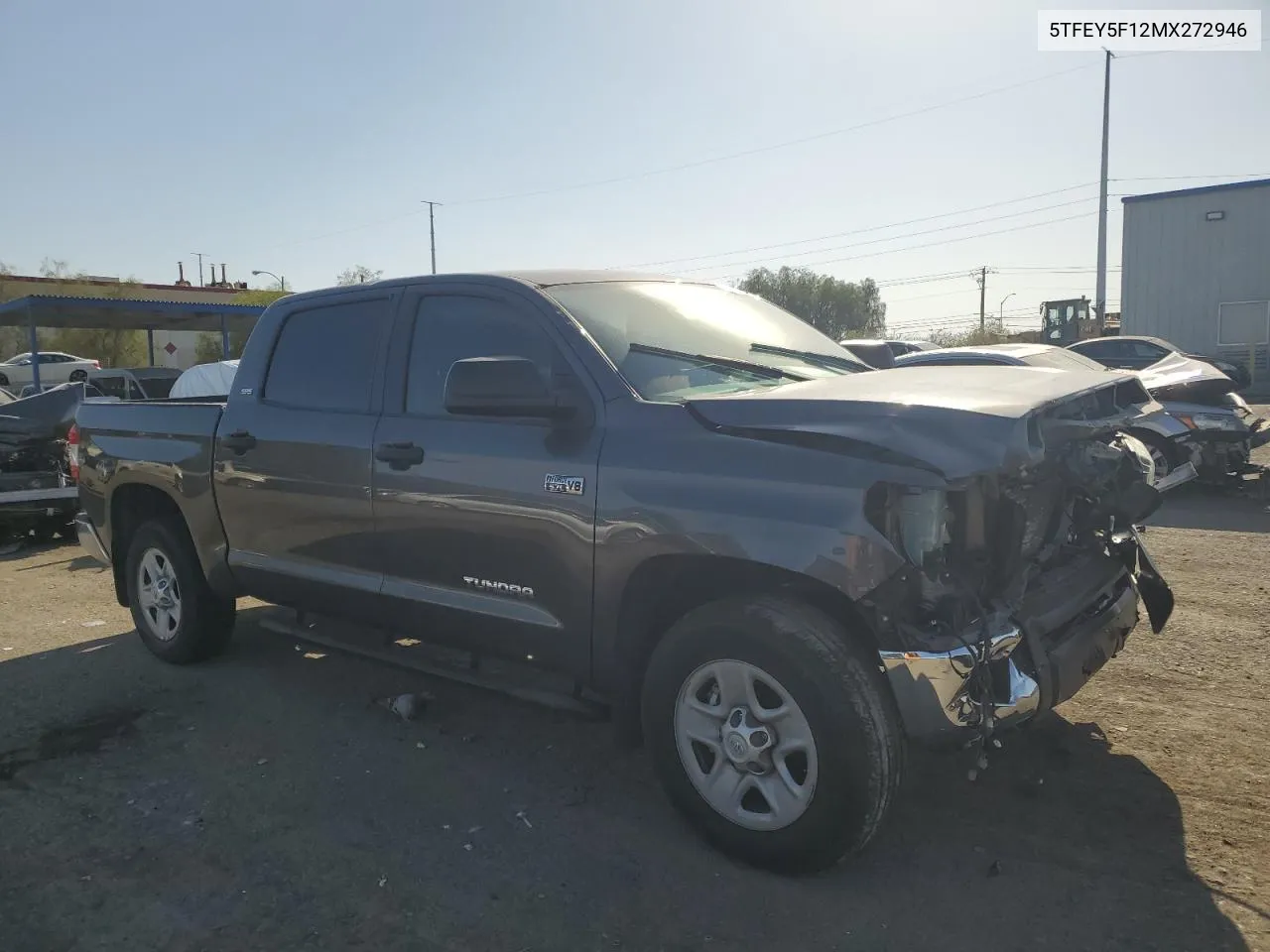 5TFEY5F12MX272946 2021 Toyota Tundra Crewmax Sr5