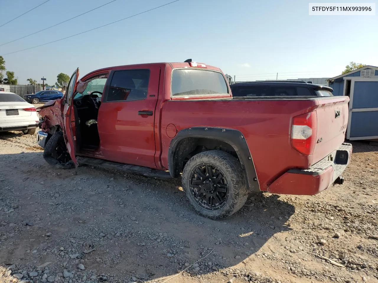 2021 Toyota Tundra Crewmax Sr5 VIN: 5TFDY5F11MX993996 Lot: 71863874