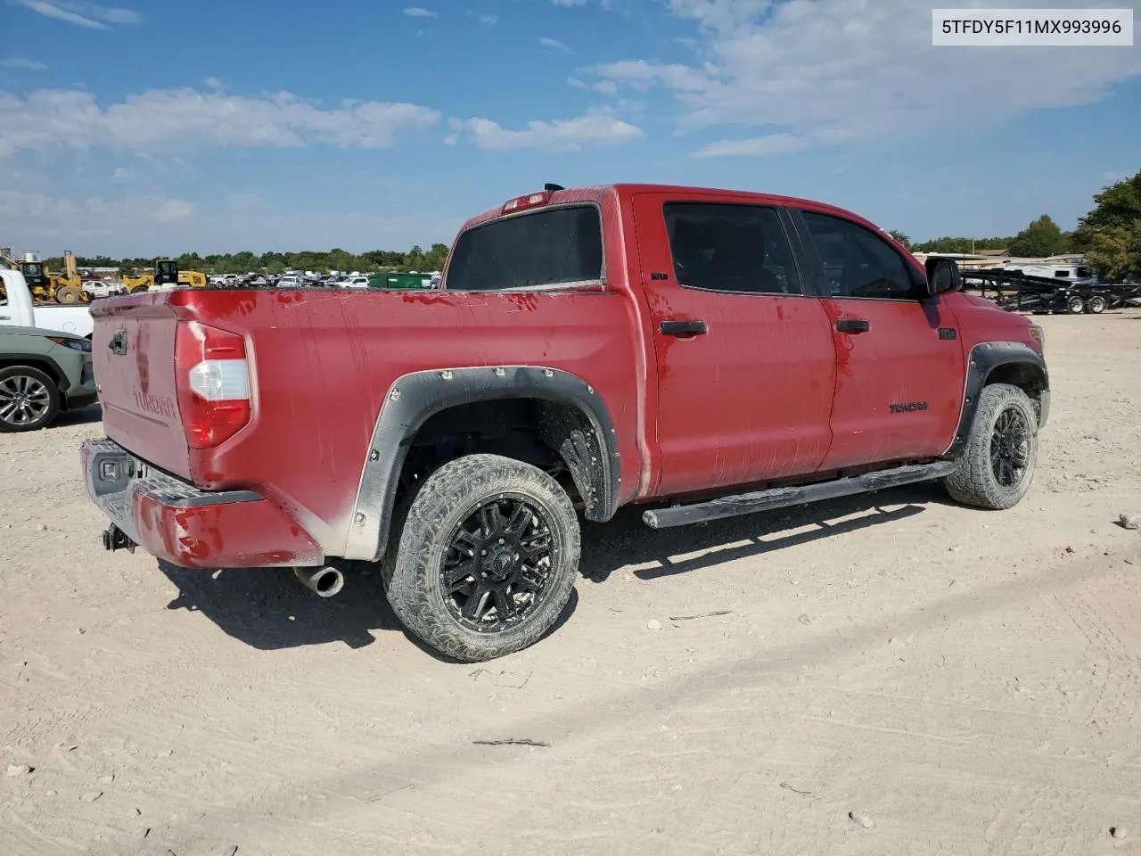 2021 Toyota Tundra Crewmax Sr5 VIN: 5TFDY5F11MX993996 Lot: 71863874