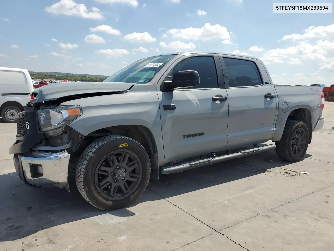 5TFEY5F18MX283594 2021 Toyota Tundra Crewmax Sr5