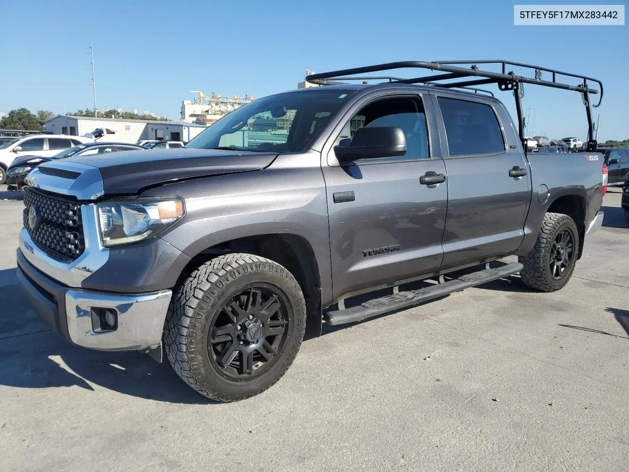 2021 Toyota Tundra Crewmax Sr5 VIN: 5TFEY5F17MX283442 Lot: 72712654