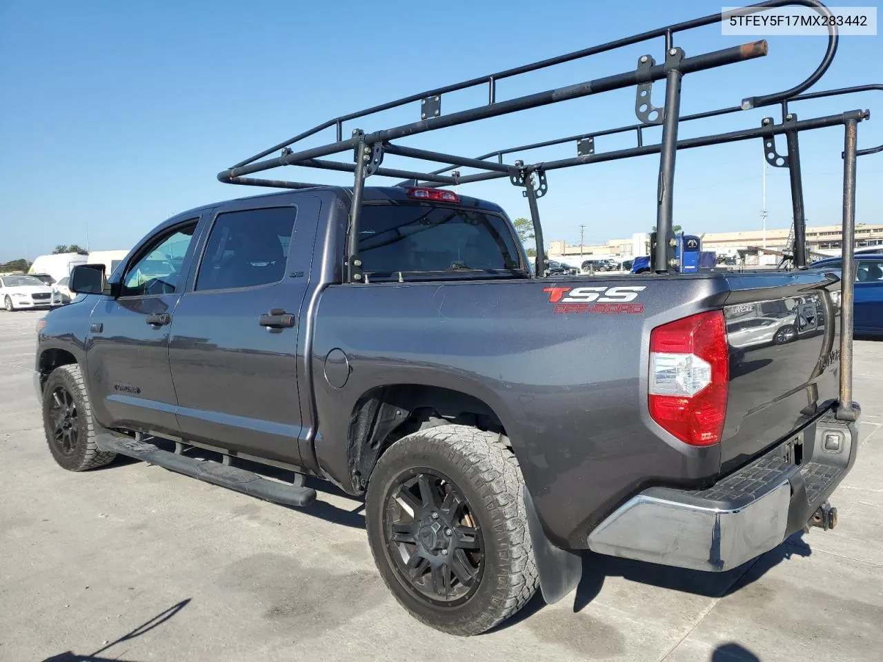 2021 Toyota Tundra Crewmax Sr5 VIN: 5TFEY5F17MX283442 Lot: 72712654