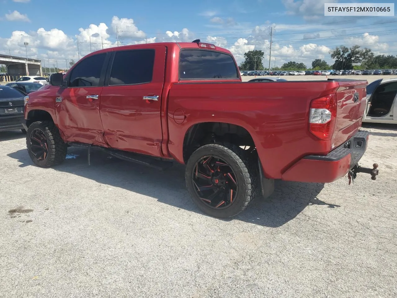 2021 Toyota Tundra Crewmax 1794 VIN: 5TFAY5F12MX010665 Lot: 72827654