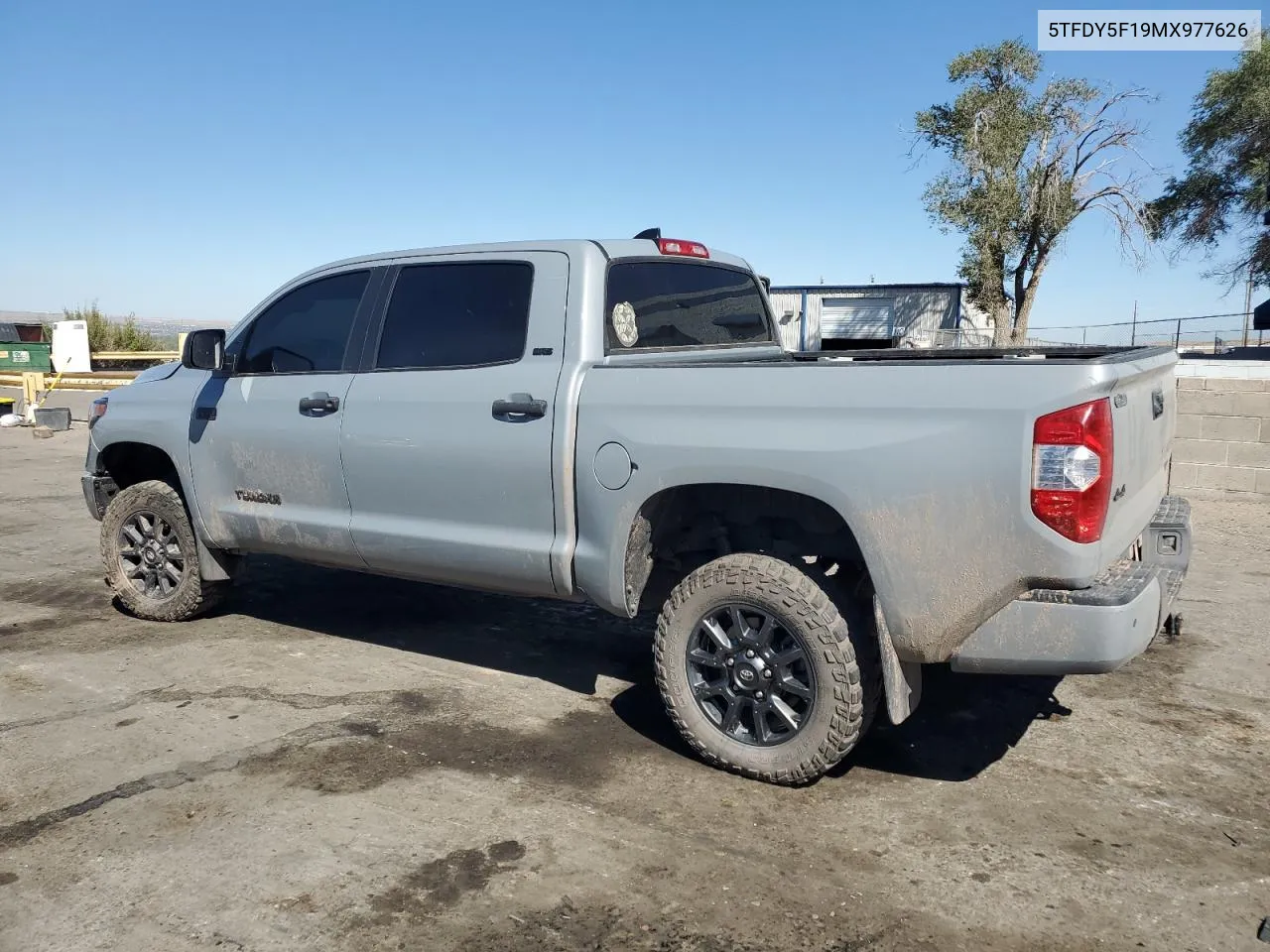 2021 Toyota Tundra Crewmax Sr5 VIN: 5TFDY5F19MX977626 Lot: 72967834