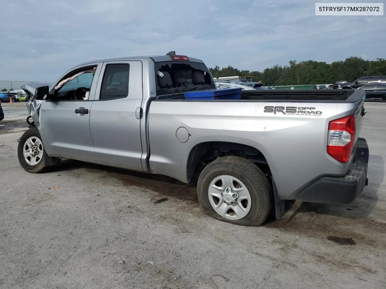 2021 Toyota Tundra Double Cab Sr VIN: 5TFRY5F17MX287072 Lot: 73240784