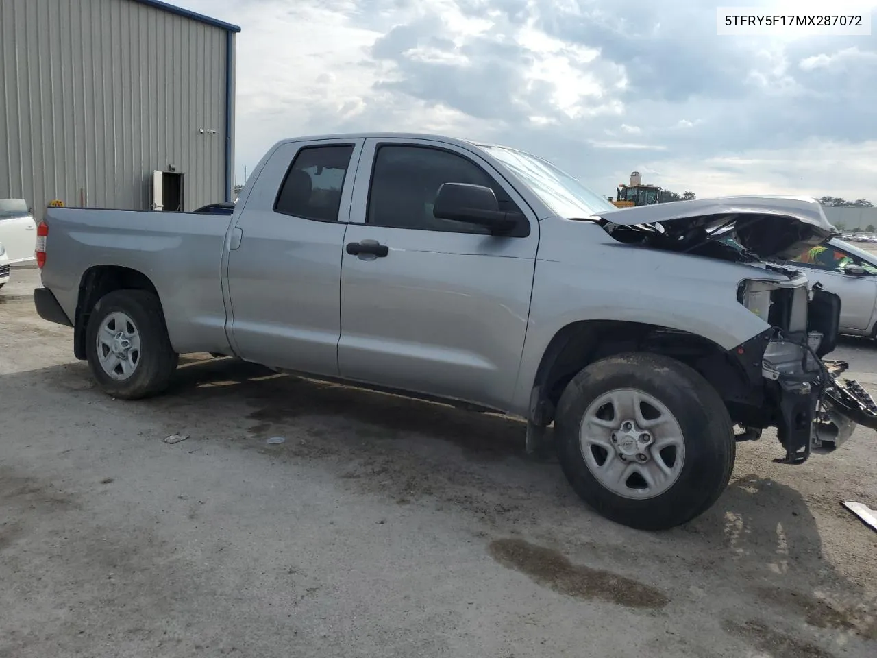 2021 Toyota Tundra Double Cab Sr VIN: 5TFRY5F17MX287072 Lot: 73240784