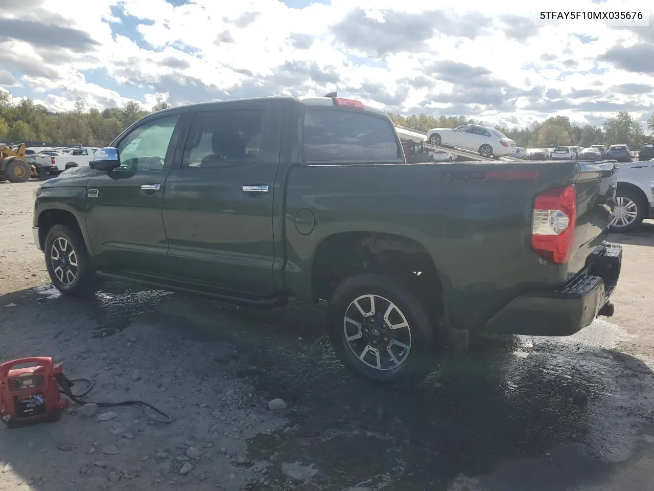 2021 Toyota Tundra Crewmax 1794 VIN: 5TFAY5F10MX035676 Lot: 73296214