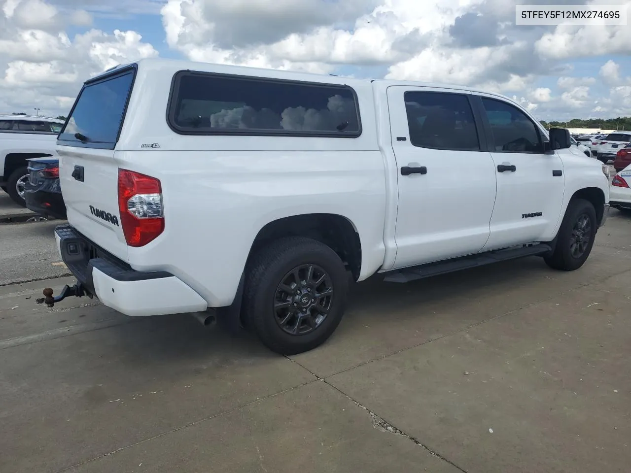 2021 Toyota Tundra Crewmax Sr5 VIN: 5TFEY5F12MX274695 Lot: 73883294