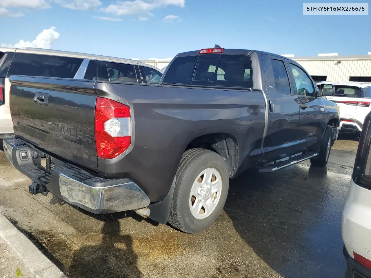 2021 Toyota Tundra Double Cab Sr VIN: 5TFRY5F16MX276676 Lot: 74047304