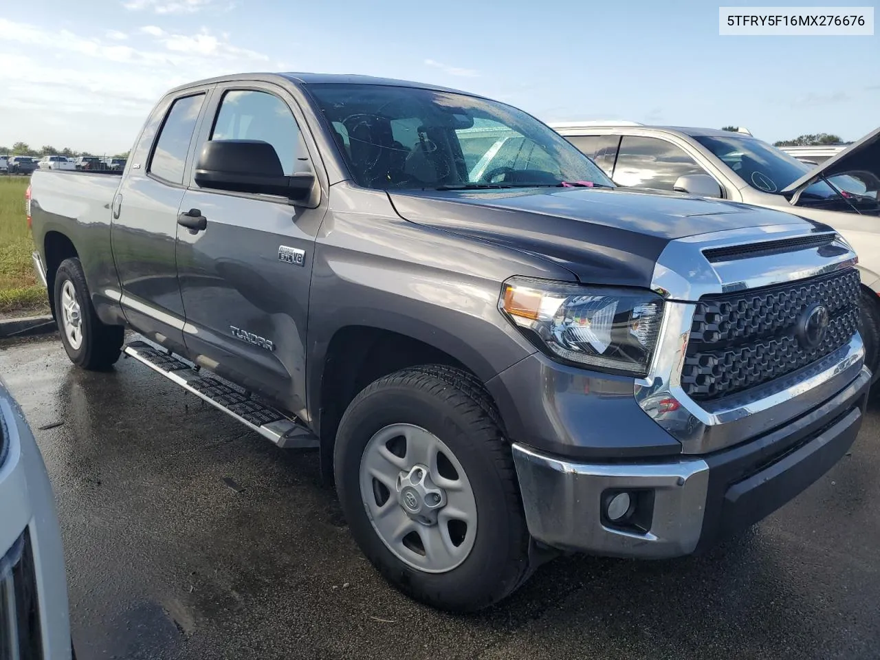 2021 Toyota Tundra Double Cab Sr VIN: 5TFRY5F16MX276676 Lot: 74047304