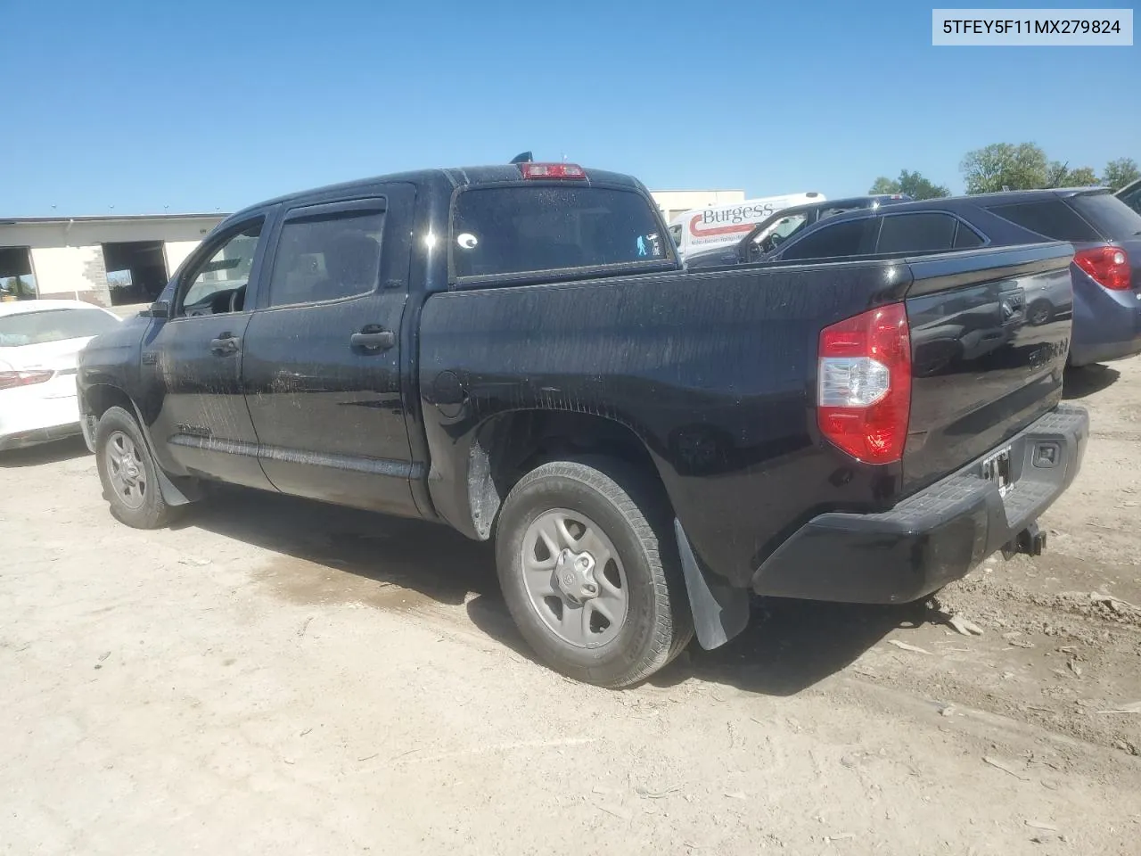 2021 Toyota Tundra Crewmax Sr5 VIN: 5TFEY5F11MX279824 Lot: 74071184