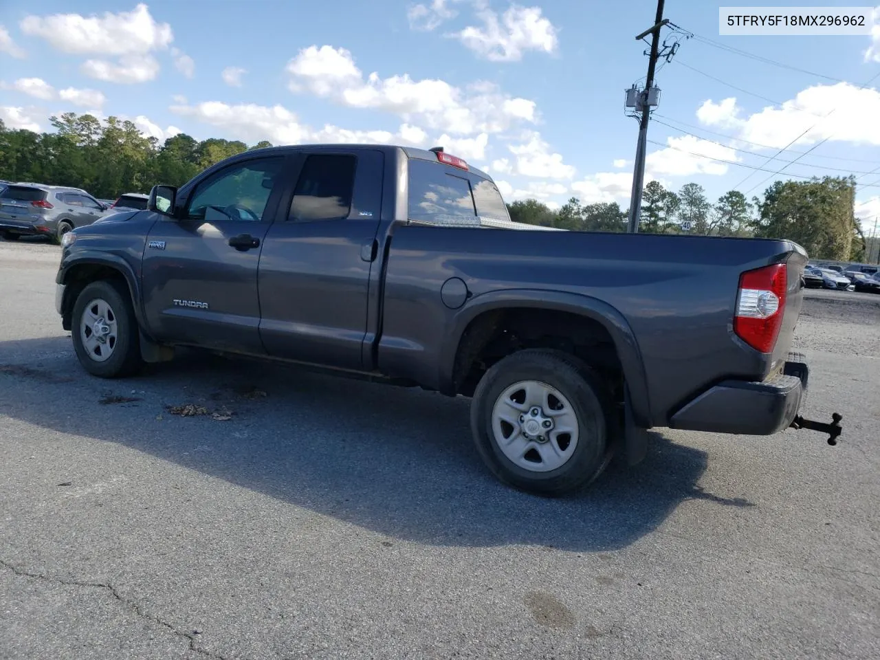 2021 Toyota Tundra Double Cab Sr VIN: 5TFRY5F18MX296962 Lot: 74185184