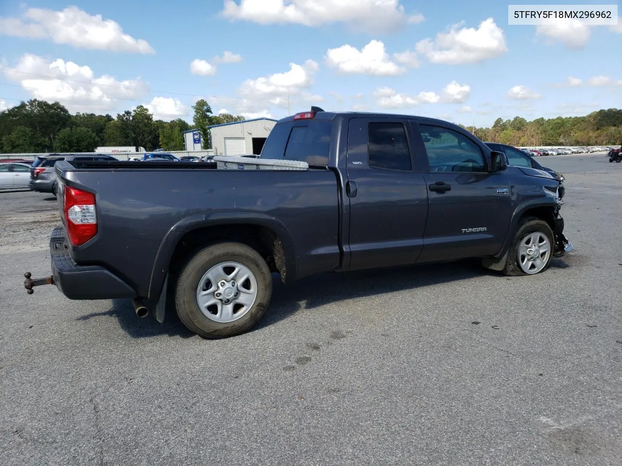 2021 Toyota Tundra Double Cab Sr VIN: 5TFRY5F18MX296962 Lot: 74185184