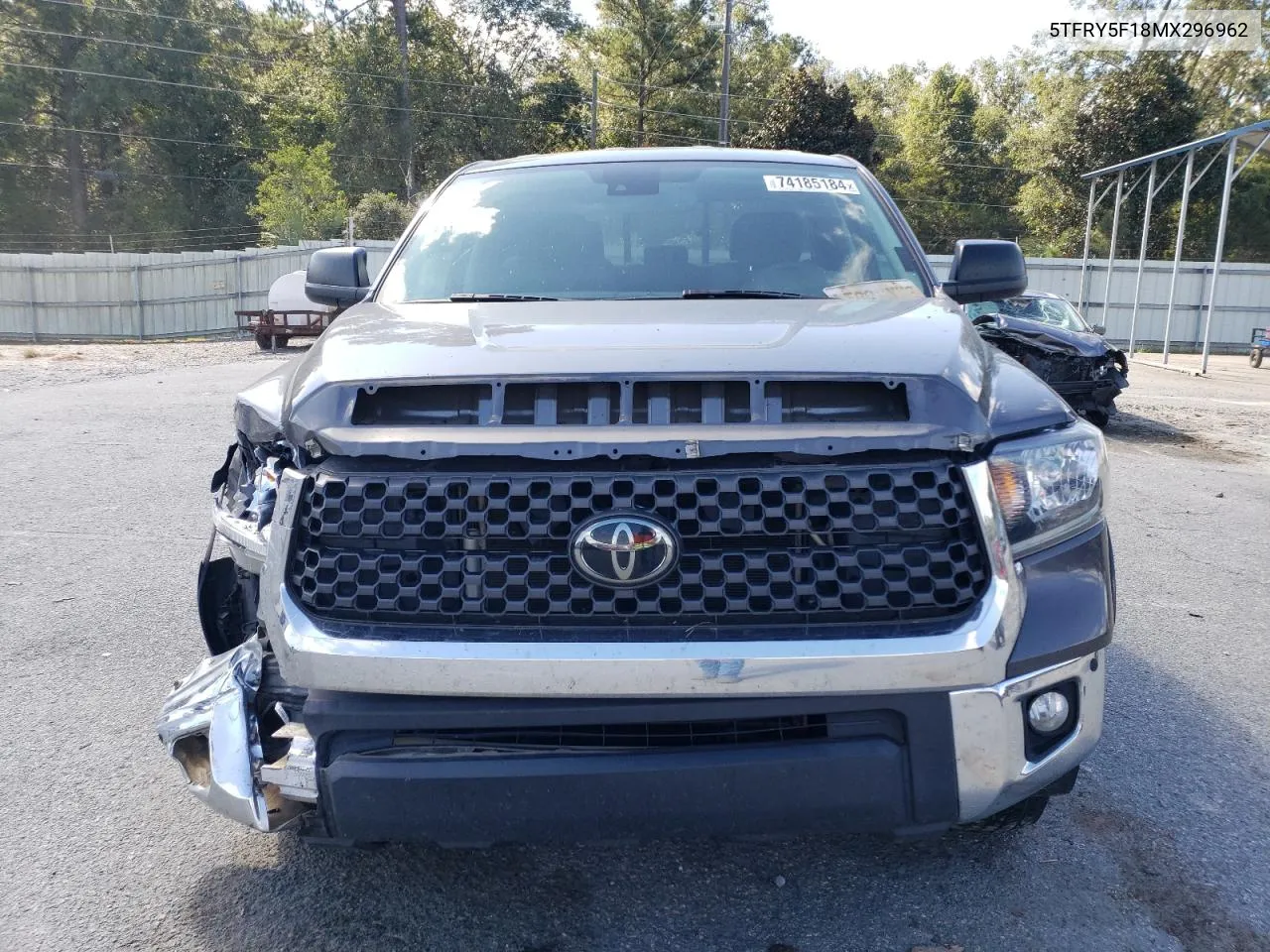 2021 Toyota Tundra Double Cab Sr VIN: 5TFRY5F18MX296962 Lot: 74185184