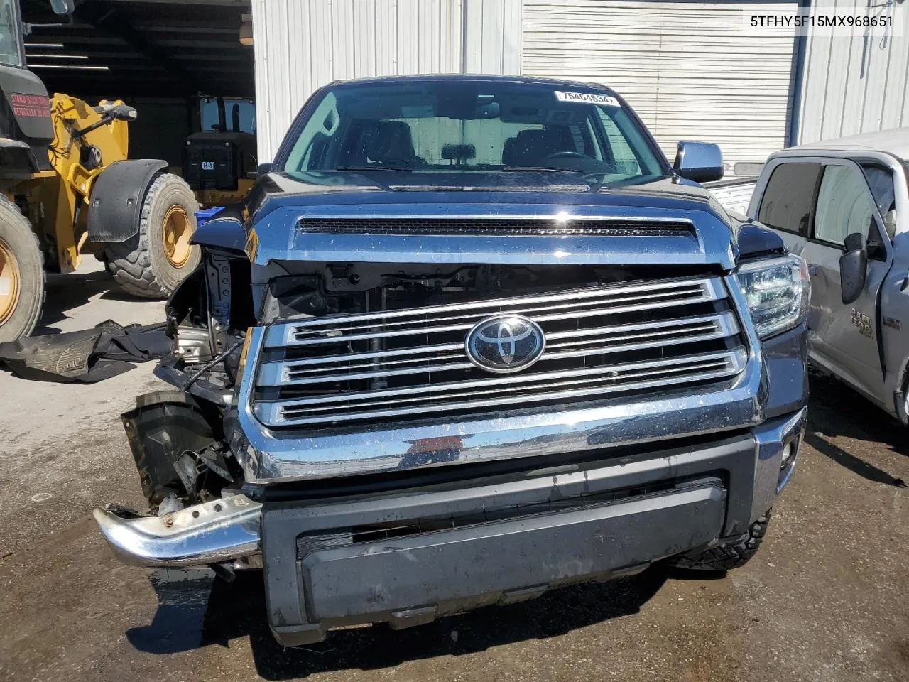 2021 Toyota Tundra Crewmax Limited VIN: 5TFHY5F15MX968651 Lot: 75464534