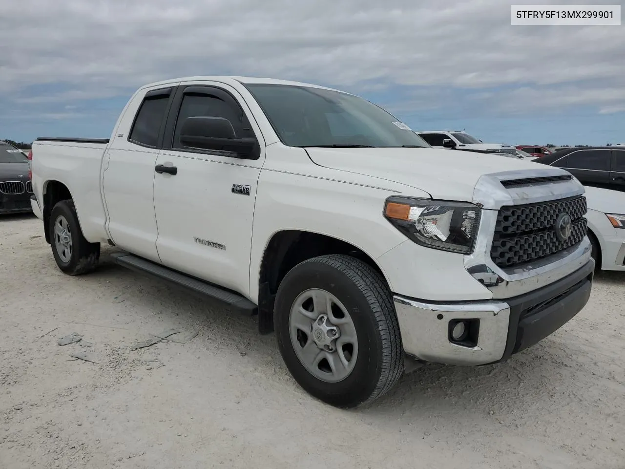 2021 Toyota Tundra Double Cab Sr VIN: 5TFRY5F13MX299901 Lot: 76154244