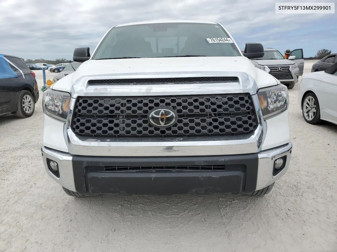 2021 Toyota Tundra Double Cab Sr VIN: 5TFRY5F13MX299901 Lot: 76154244