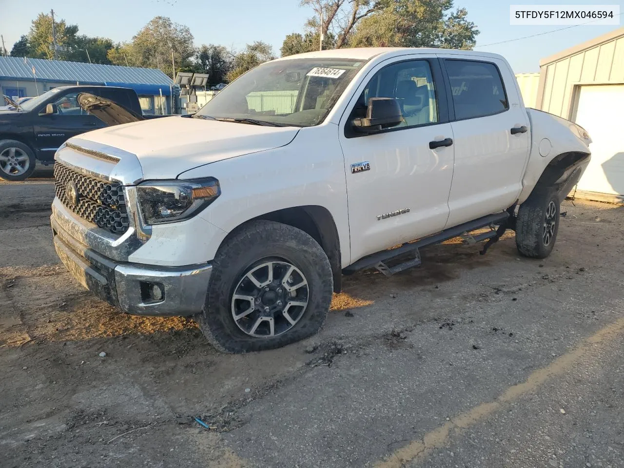 2021 Toyota Tundra Crewmax Sr5 VIN: 5TFDY5F12MX046594 Lot: 76364614