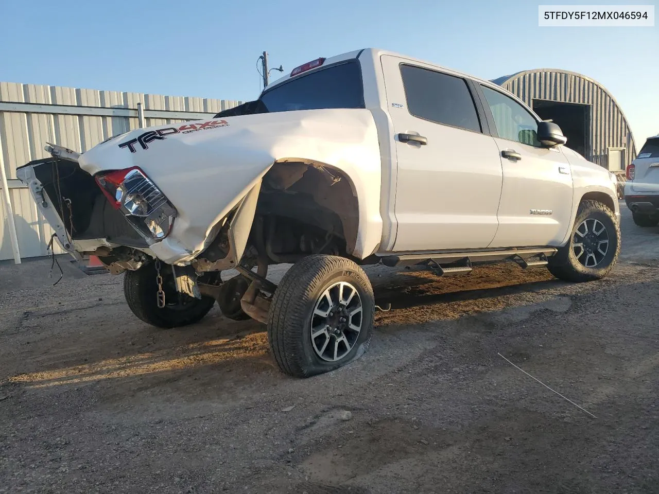 2021 Toyota Tundra Crewmax Sr5 VIN: 5TFDY5F12MX046594 Lot: 76364614