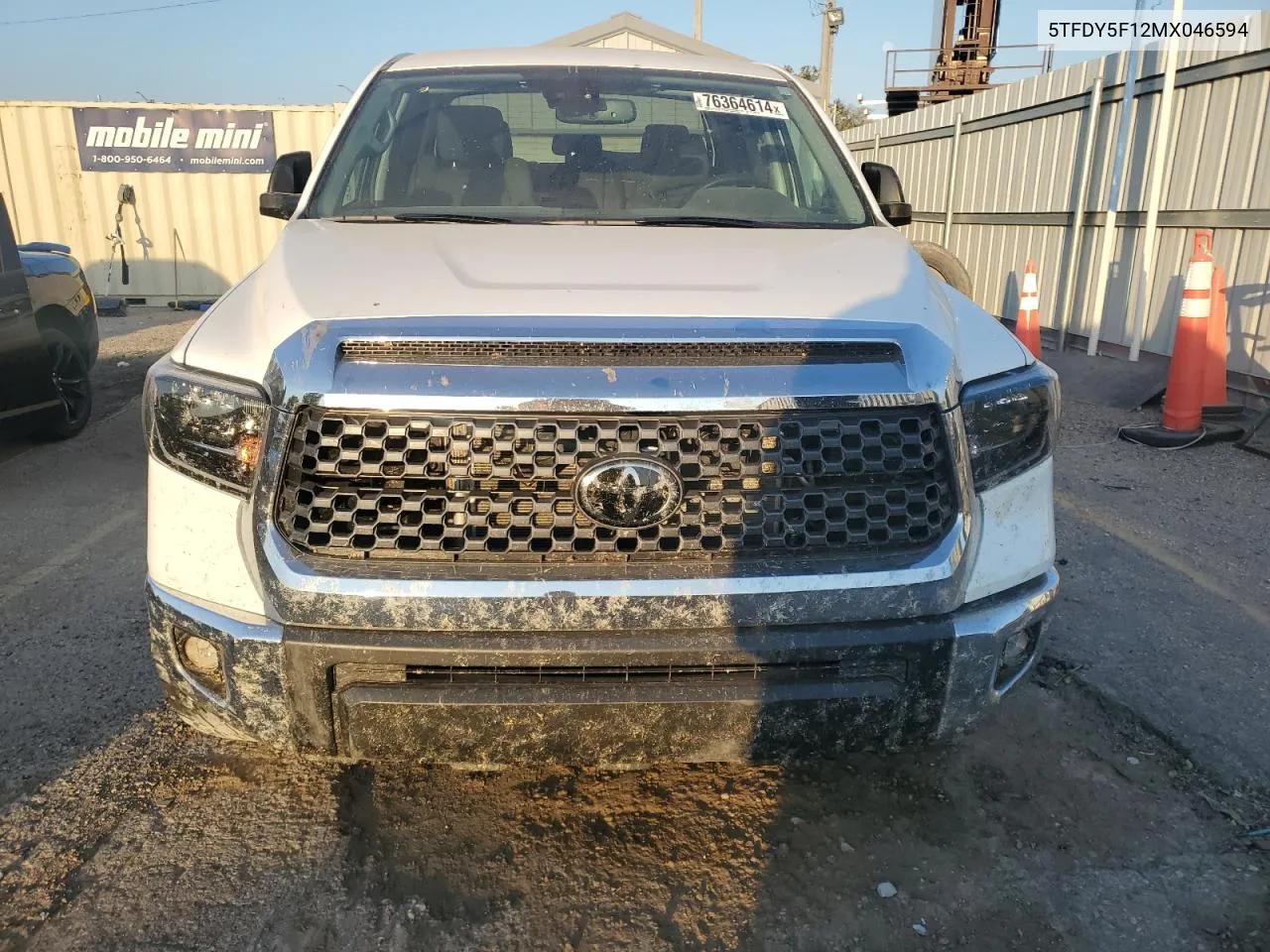 2021 Toyota Tundra Crewmax Sr5 VIN: 5TFDY5F12MX046594 Lot: 76364614