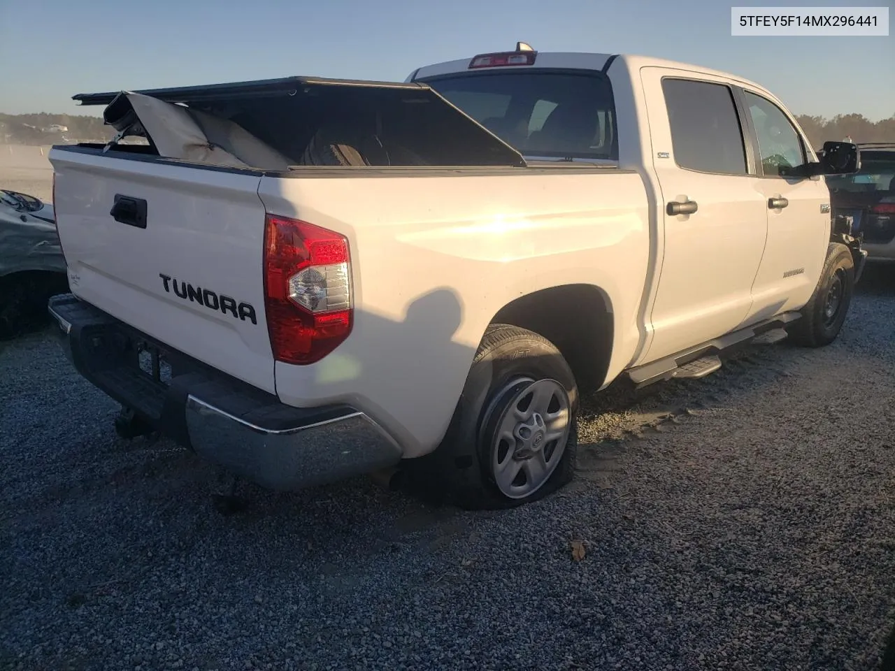 2021 Toyota Tundra Crewmax Sr5 VIN: 5TFEY5F14MX296441 Lot: 77307104