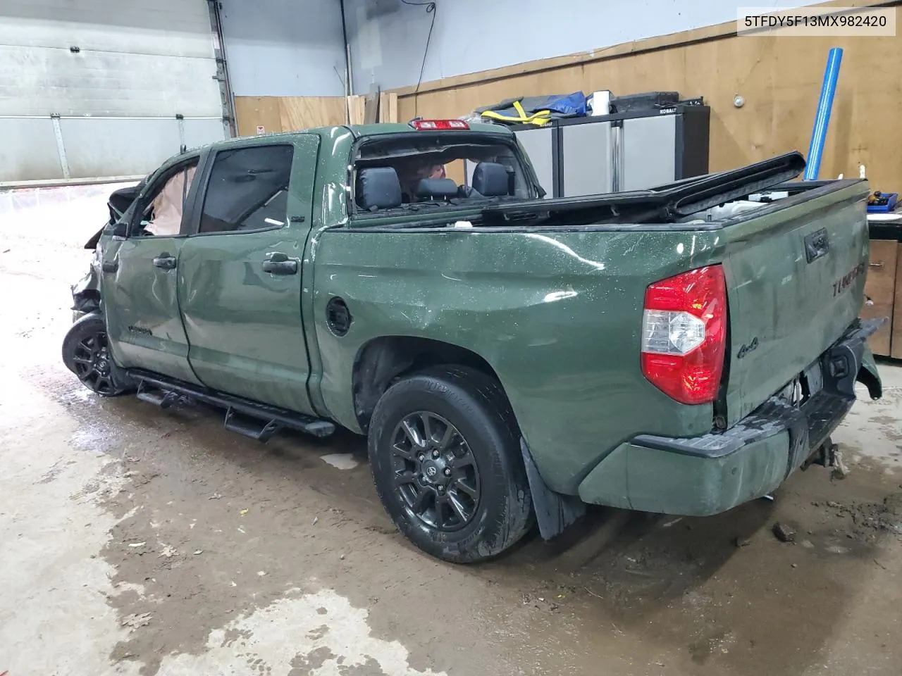 2021 Toyota Tundra Crewmax Sr5 VIN: 5TFDY5F13MX982420 Lot: 77574014