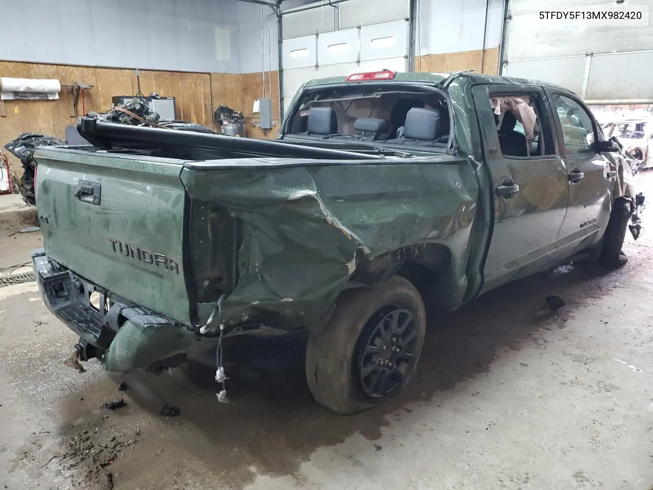 2021 Toyota Tundra Crewmax Sr5 VIN: 5TFDY5F13MX982420 Lot: 77574014