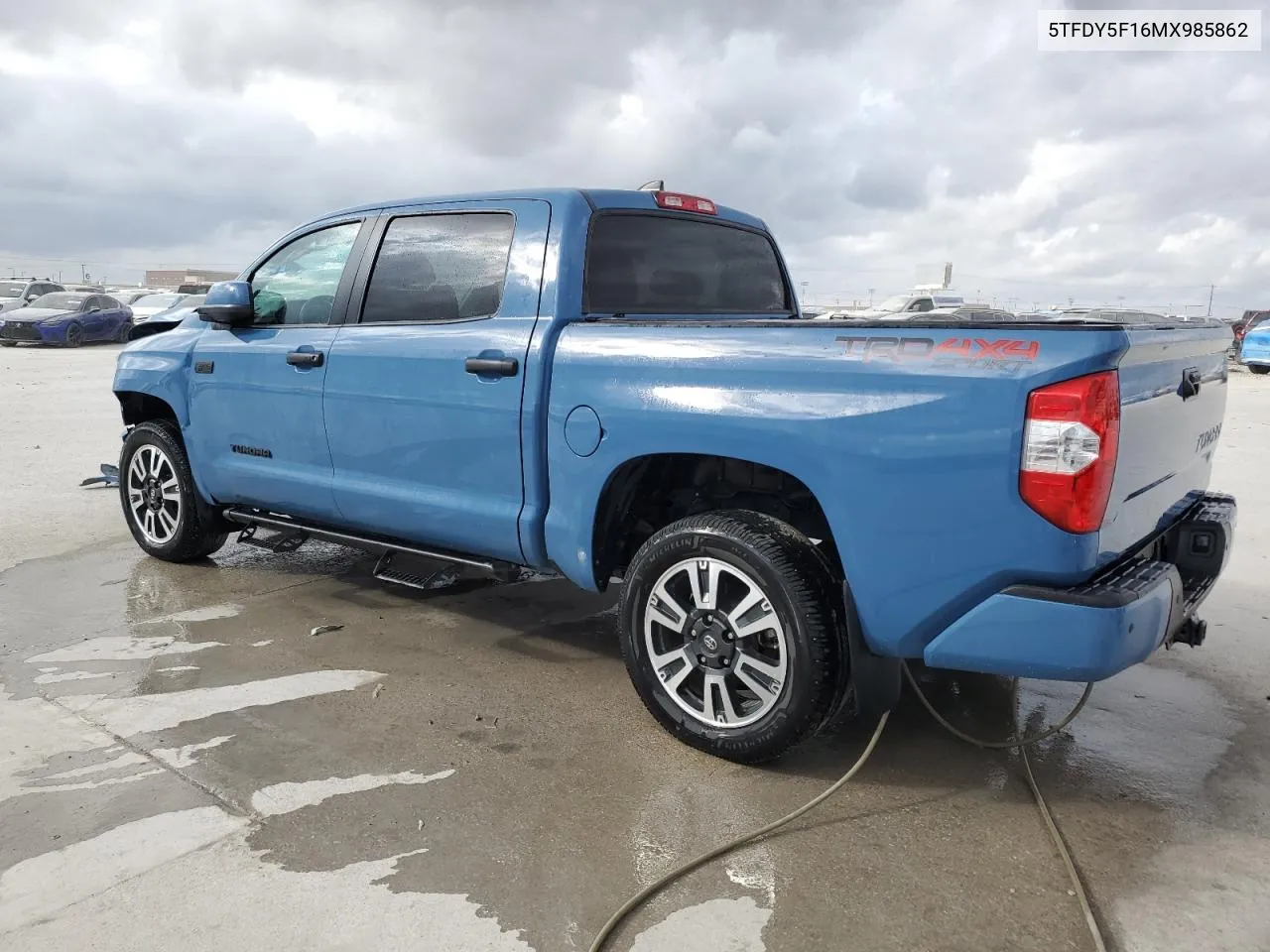 2021 Toyota Tundra Crewmax Sr5 VIN: 5TFDY5F16MX985862 Lot: 77666604