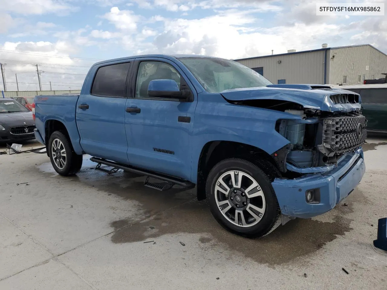 2021 Toyota Tundra Crewmax Sr5 VIN: 5TFDY5F16MX985862 Lot: 77666604